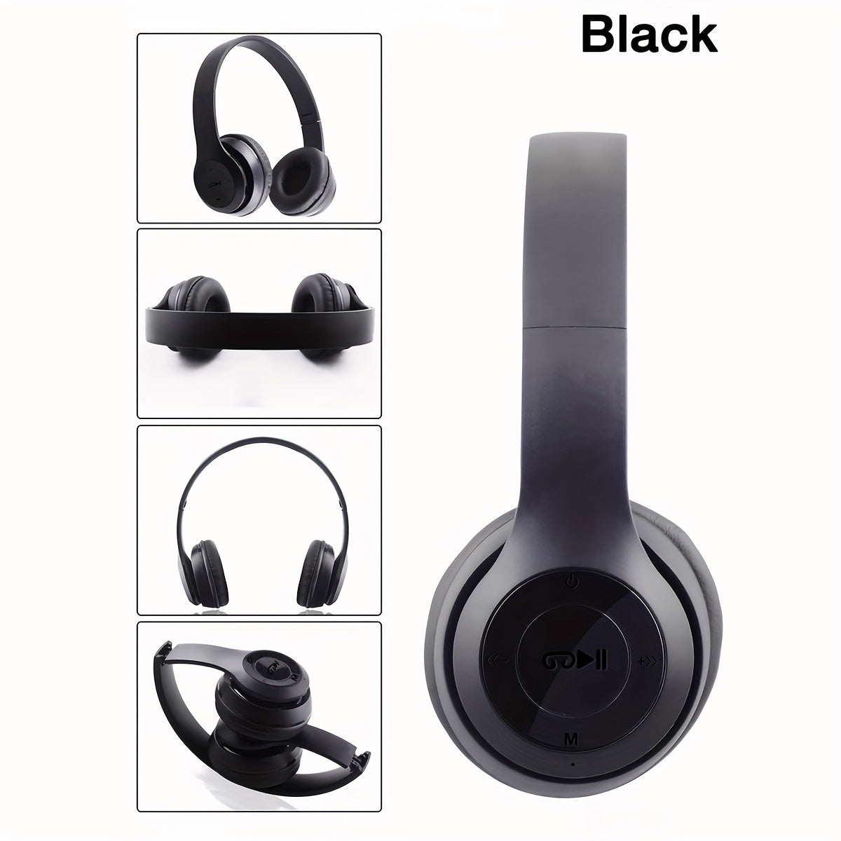GENAI Wireless Over-Ear Headphones, 20H Playtime, Wireless 5.0, Noise Reduction, Comfortable Padded Ear Cups, Foldable Design for Travel & Home, Perfect Gift for Youngsters, Teens, Adults, Women