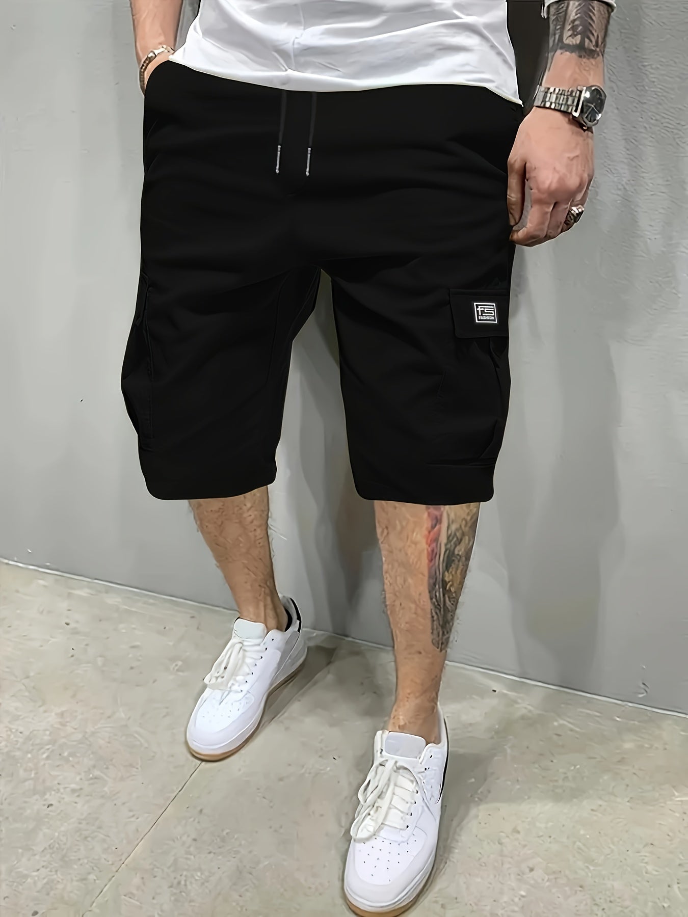 Men's Cargo Shorts Pants Outdoor Hiking Multi-Pocket Utility Shorts, Casual Style, For Summer Hiking Cycling