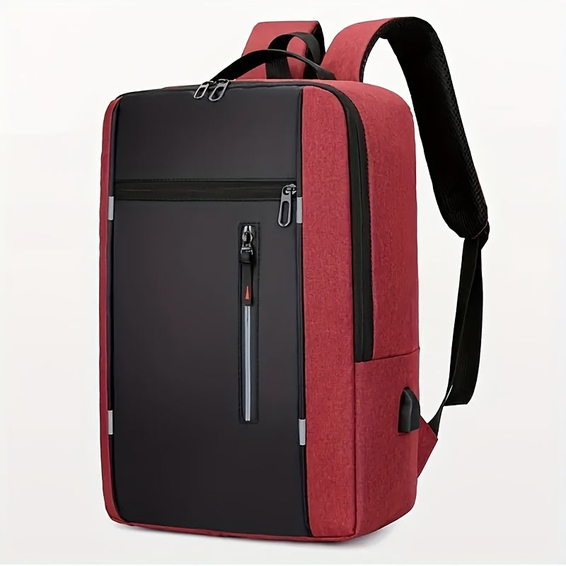 INNBagOther Stylish Unisex Business Backpack - Large Capacity, Multi-Compartment, Adjustable Straps, Durable for Travel, Commuting & Outdoor Adventures, Blac