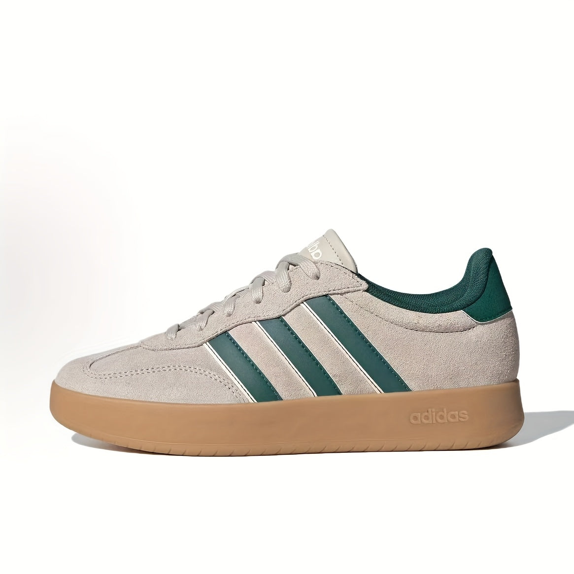 Adidas BARREDA BARREDA Comfortable And Simple Low-Top Flat Sole Sneakers for Women in Brown, Model JP7106.