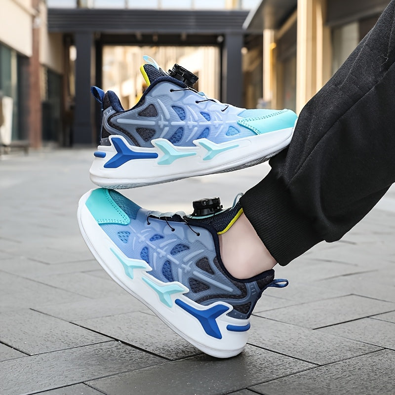 Popular 'S Airplane 'S Shoes, Cartoon Fashion, New Cute And Dynamic Car Swivel Buckle 'S Shoes, Double Net, Single Net, Breathable Four-Season Sports 'S Shoes