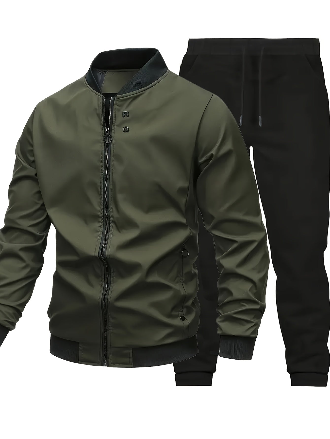 Sports Suit Men'S Spring and Autumn Casual Jacket Set with Matching Men'S Wear