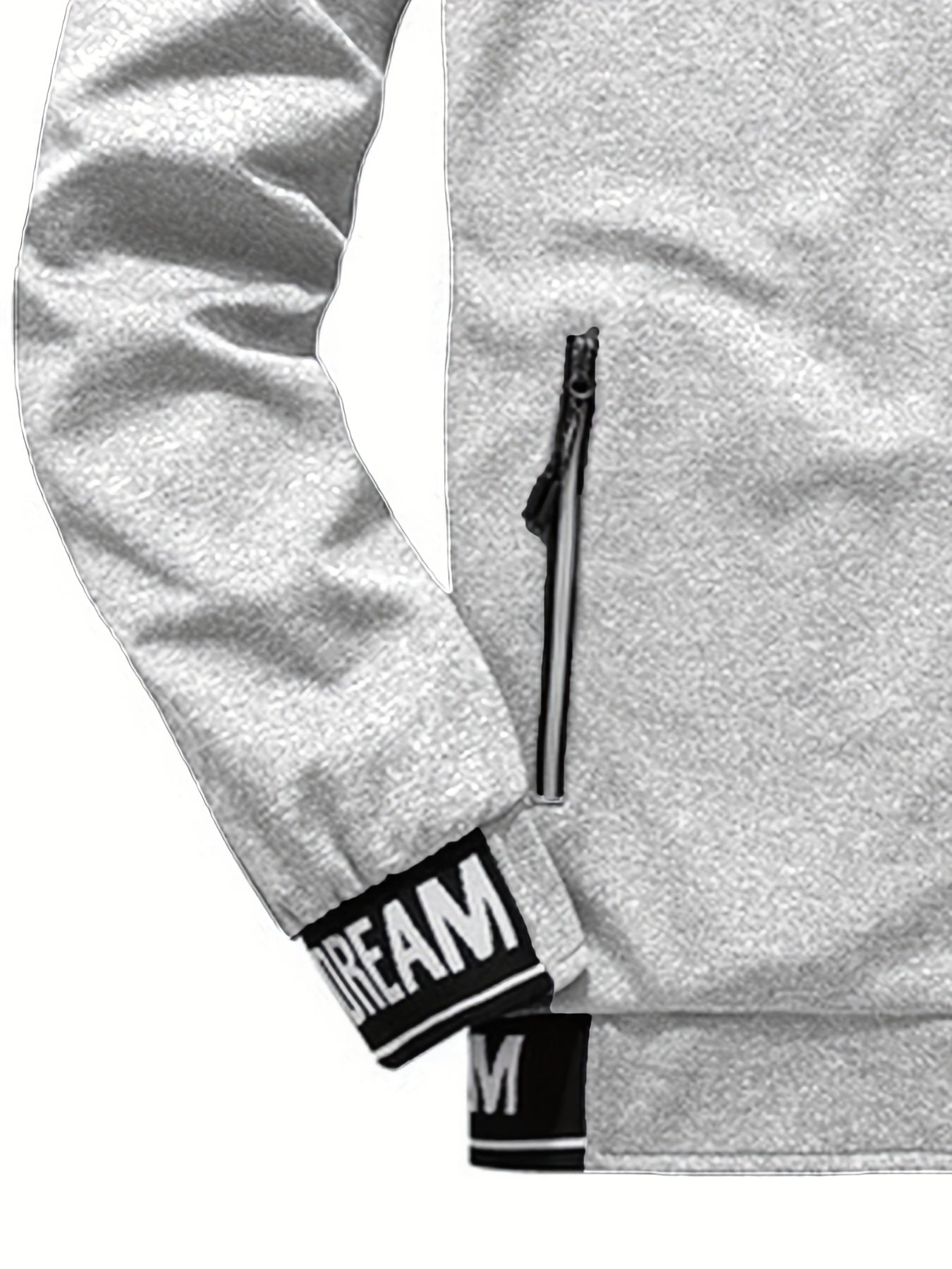 Spring and Autumn Men's Stand Collar Sports Casual Pants Suit