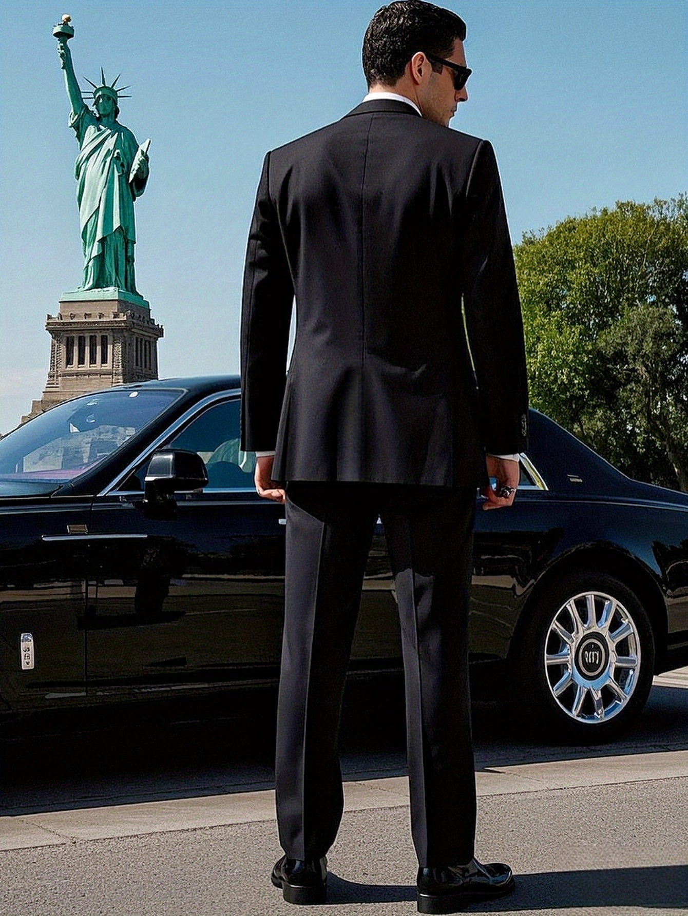 Men'S Formal Suit Set Featuring a Two-Button Lapel Jacket And Trousers. A Simple, Comfortable, And Classic Outfit for Adult Males, Suitable for Professional Office Wear, Elite Business Attire, And High-End Casual Suits. Ideal