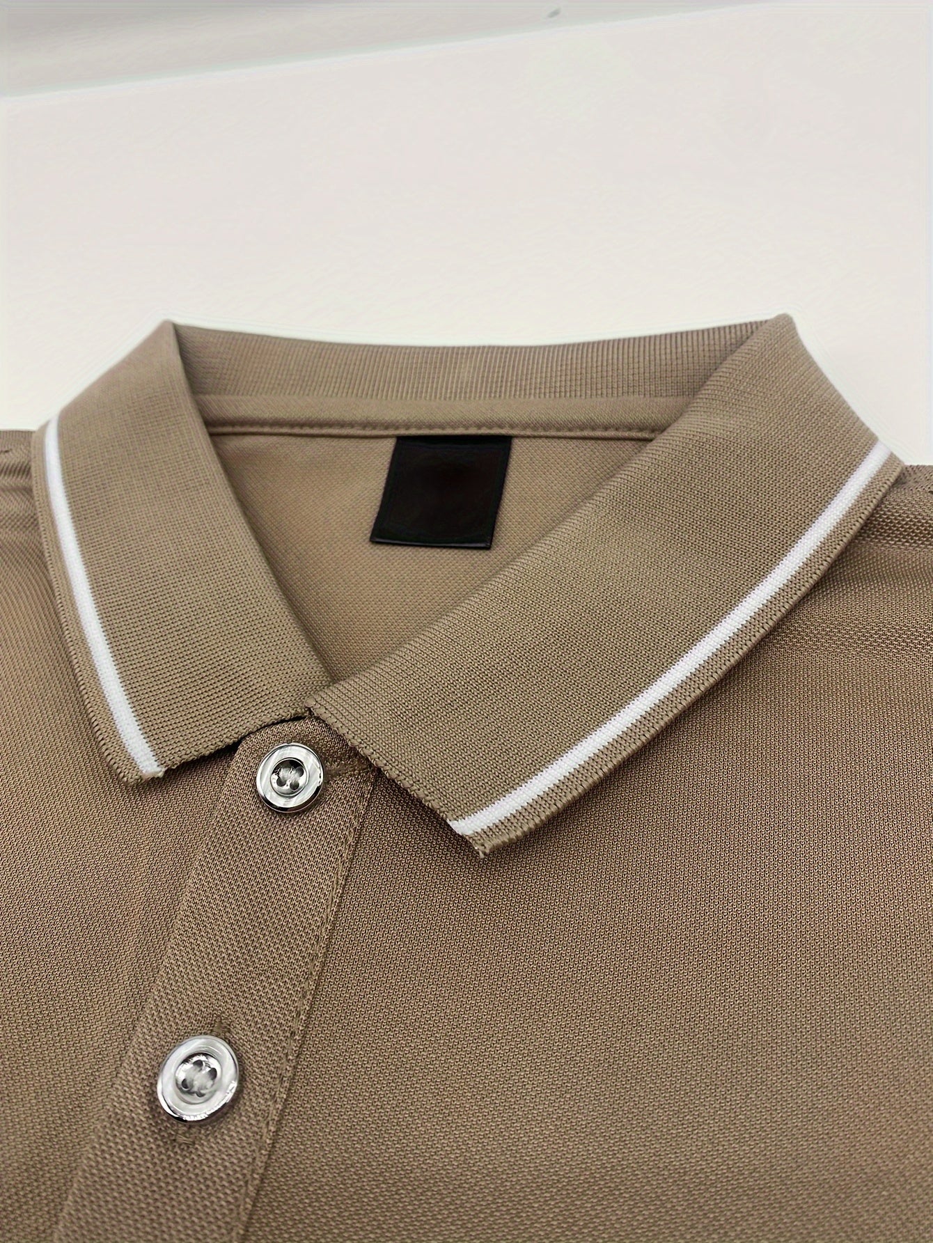 3pcs Men's Casual Fashion Shirts - Breathable Polyester, Short Sleeve, Button-Up with Classic Collar - Machine Washable, Summer Essentials in Black, White, and Beige