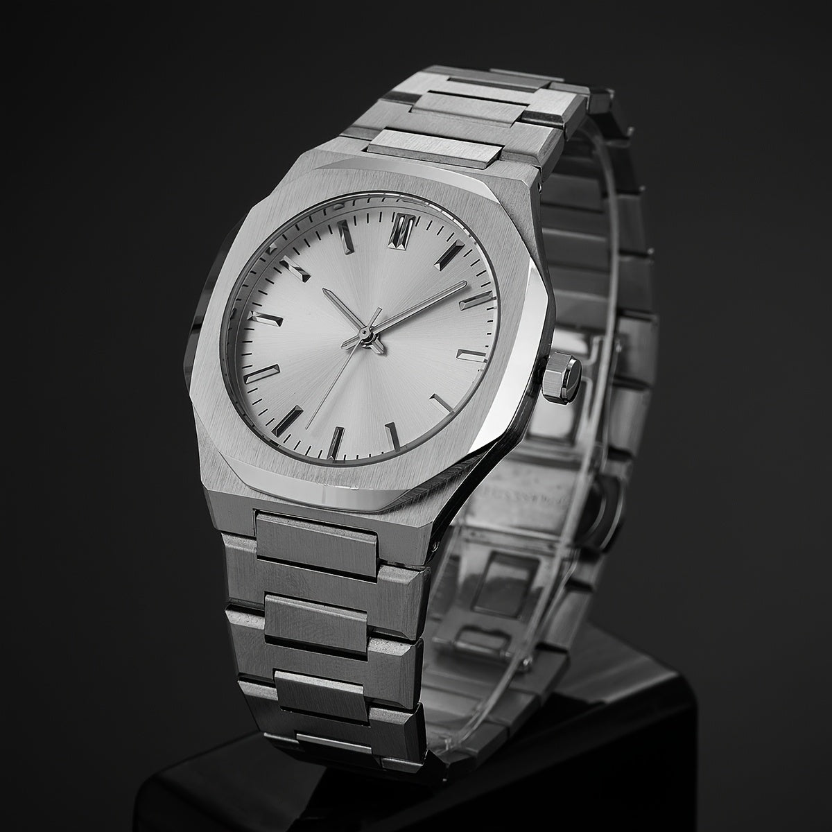 PLADEN Fashion Brand High-end Solid Stainless Steel Ultra-thin Simple Business Men'S Women'S Watch