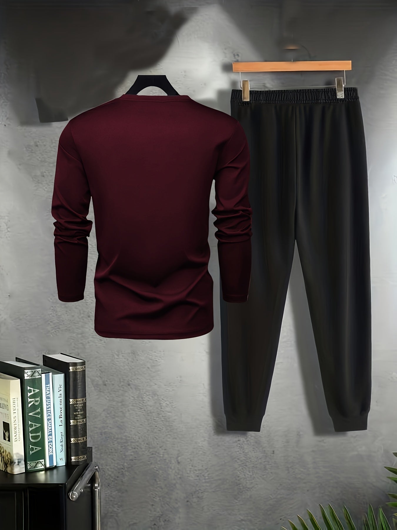 Men's Casual Comfortable Breathable Printed Loungewear Pants Set