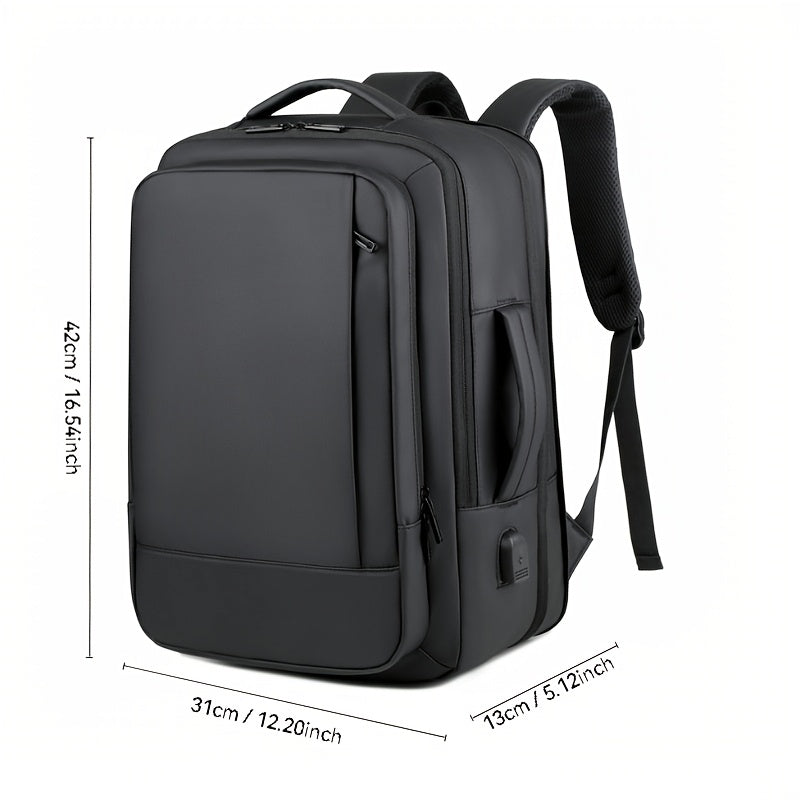 Large Capacity Business Backpack for Men, Fashionable College Student Backpack, Laptop Multifunctional Computer Bag, Double Shoulder Printing