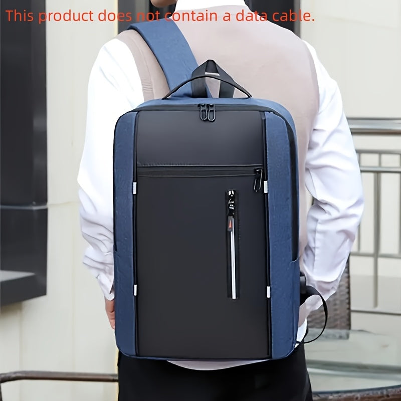 INNBagOther Stylish Unisex Business Backpack - Large Capacity, Multi-Compartment, Adjustable Straps, Durable for Travel, Commuting & Outdoor Adventures, Blac