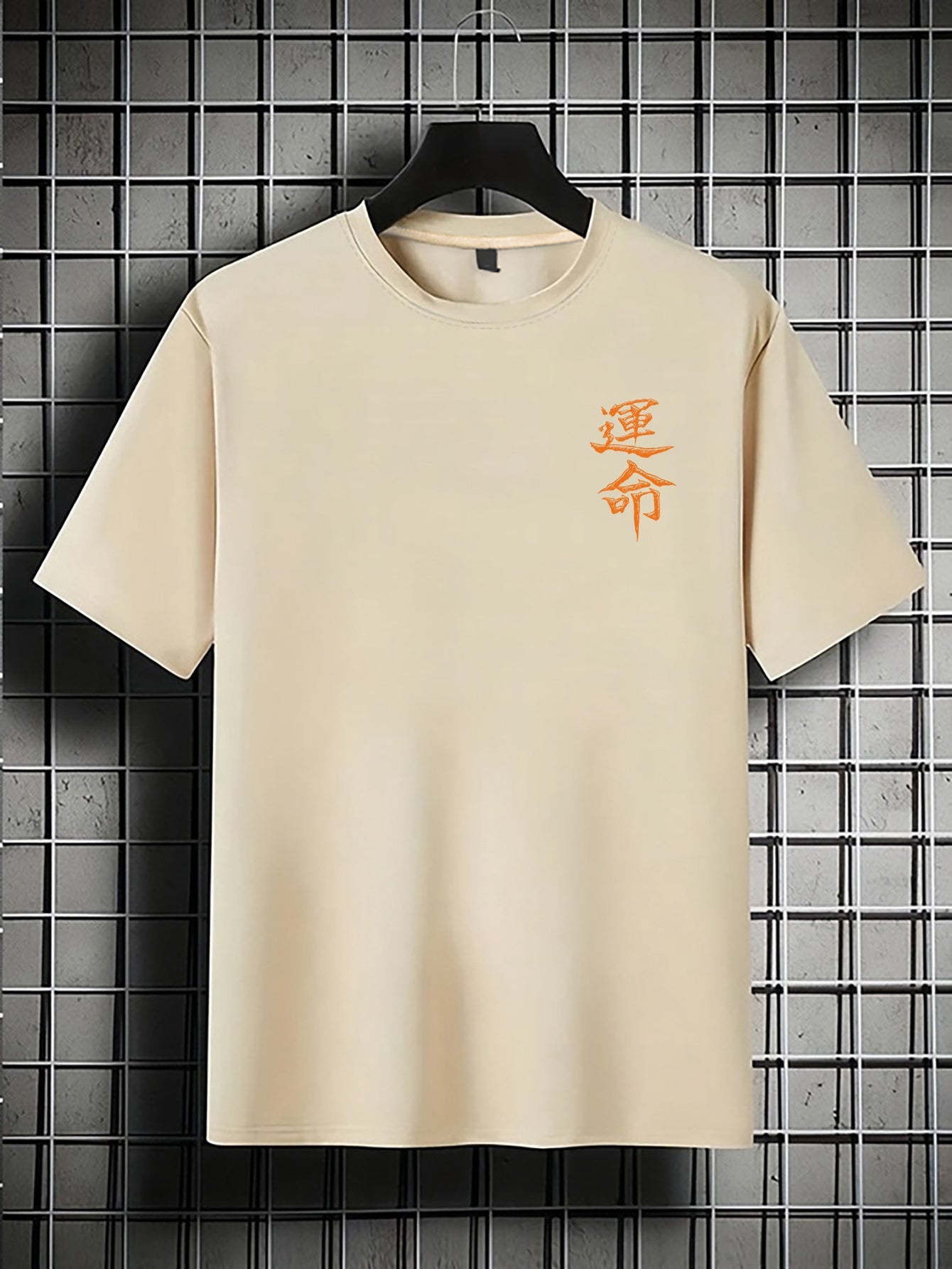 Men'S Japanese Samurai Sword Graphic T-Shirt - Casual Loose Fit Crew Neck, Short Sleeve Tee with Red Stylized Japanese Katanas Design, Breathable Polyester for Spring & Summer Outdoor Wear