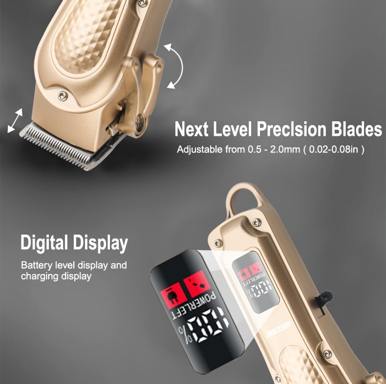 WEEME Men's Exclusive Electric Hair Clipper, Convenient for Car Travel and Carry, USB Fast Charging, Essential for Handsome Men, Holiday Gifts, Birthday Gifts, Give to Friends or Family Members, Easy Styling, Father's Day Gif