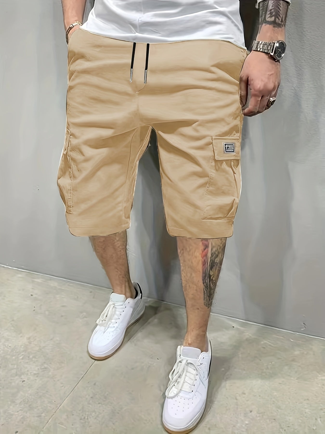 Men's Cargo Shorts Pants Outdoor Hiking Multi-Pocket Utility Shorts, Casual Style, For Summer Hiking Cycling