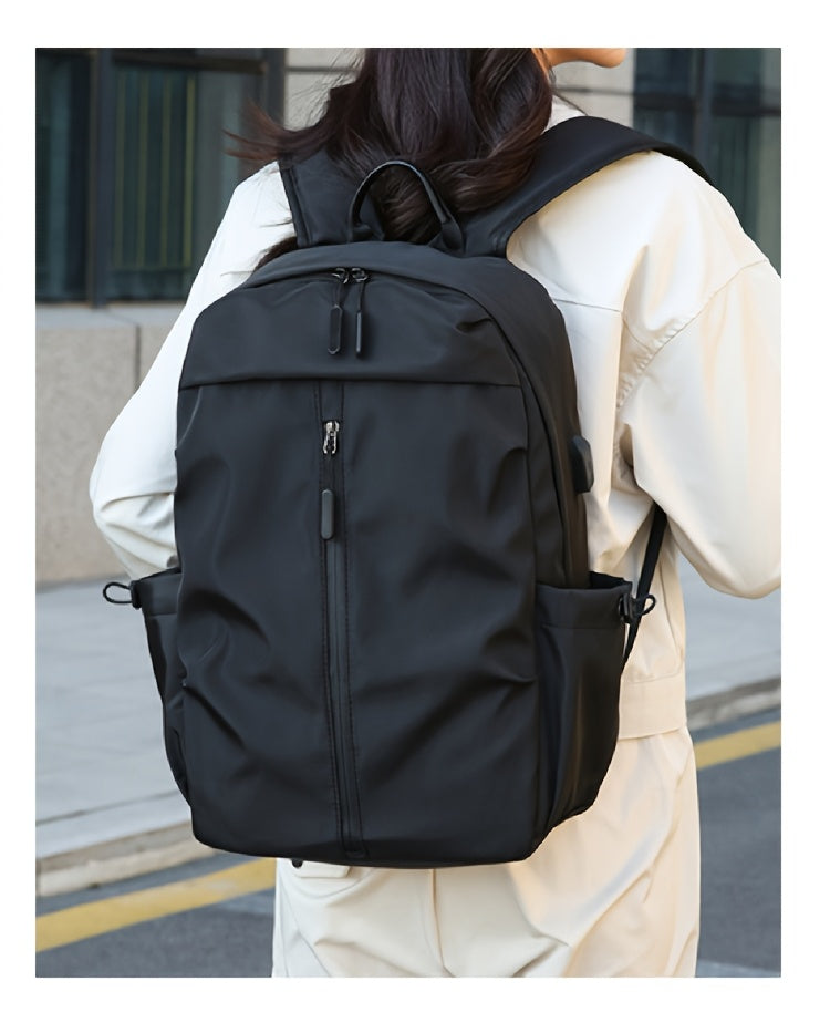 TMOOS Lightweight Large Capacity Backpack - Heavy-Duty Oxford Fabric Travel, Gym, Hiking, Laptop Backpack with Multiple Compartments, Padded Shoulder Straps - Convertible Crossbody Bag for Men, Women, Students, Professionals