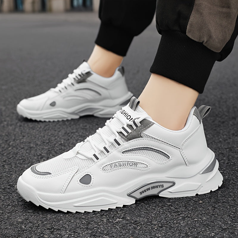 Men's Skate Shoes with Good Grip, Laced Sports Shoes, Anti-slip And Wear-resistant Versatile Men's Lightweight Sports Shoes