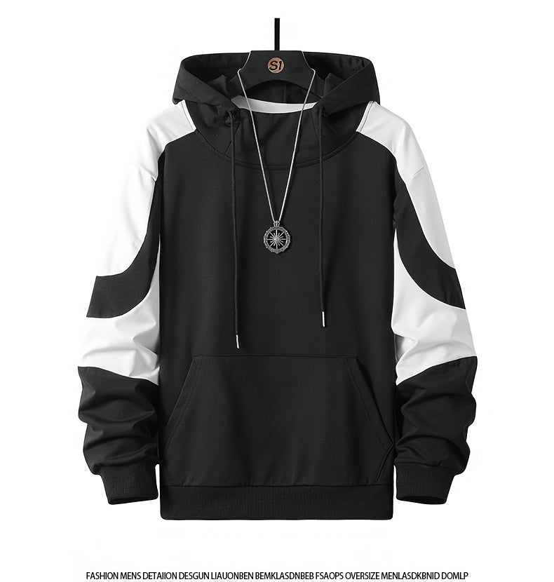 Men's Hooded Sweatshirt Set - 2024 New Autumn Casual Sporty Long Sleeve Outfit for Men