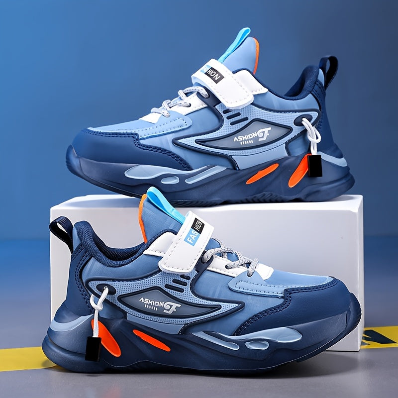 Boys' Athletic Shoes, Stylish Kids' Sneakers, Versatile Fashion Running Shoes for Boys, Perfect for Autumn And Winter School Running.