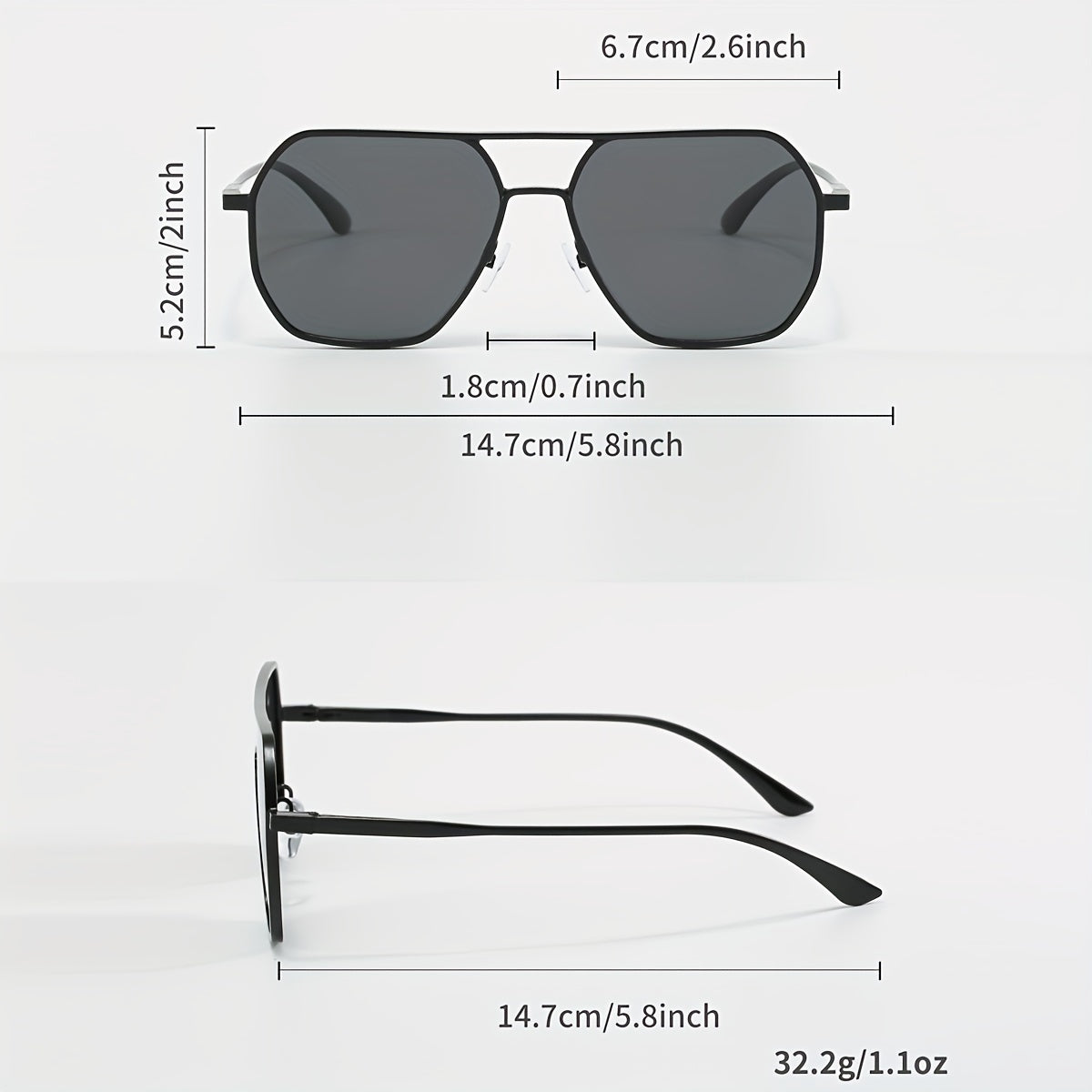 SIYANG Brand Men's Toad Classic Casual Glasses Color Changing Glasses - Day and Night Glasses - Suitable for Gift Giving with Exquisite Packaging, Eyeglass Case and Cloth