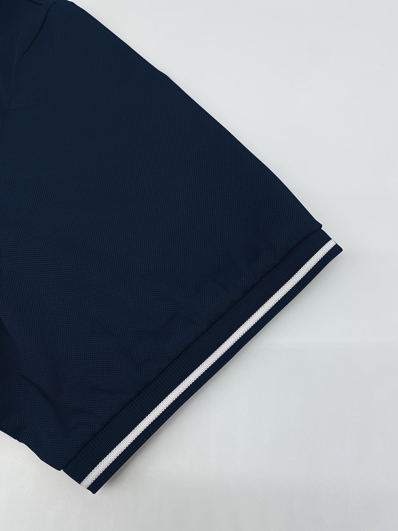 Pearson OBM Men'S Classic Breathable Knit Polyester Polo Shirt - Casual Style, Solid Color, Regular Fit with Slight Stretch, Summer Collared Top with Button Detail