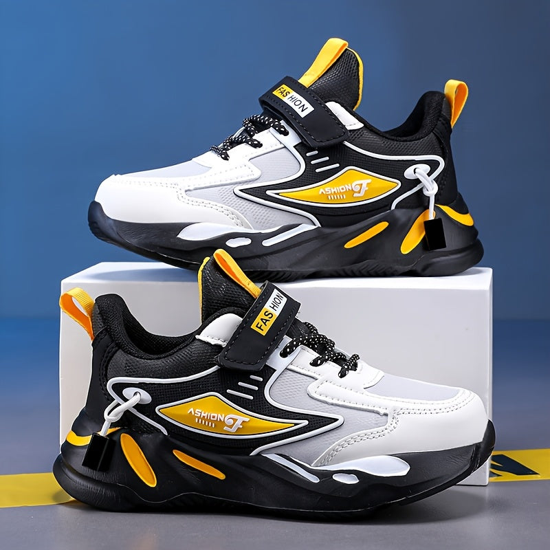 Boys' Athletic Shoes, Stylish Kids' Sneakers, Versatile Fashion Running Shoes for Boys, Perfect for Autumn And Winter School Running.