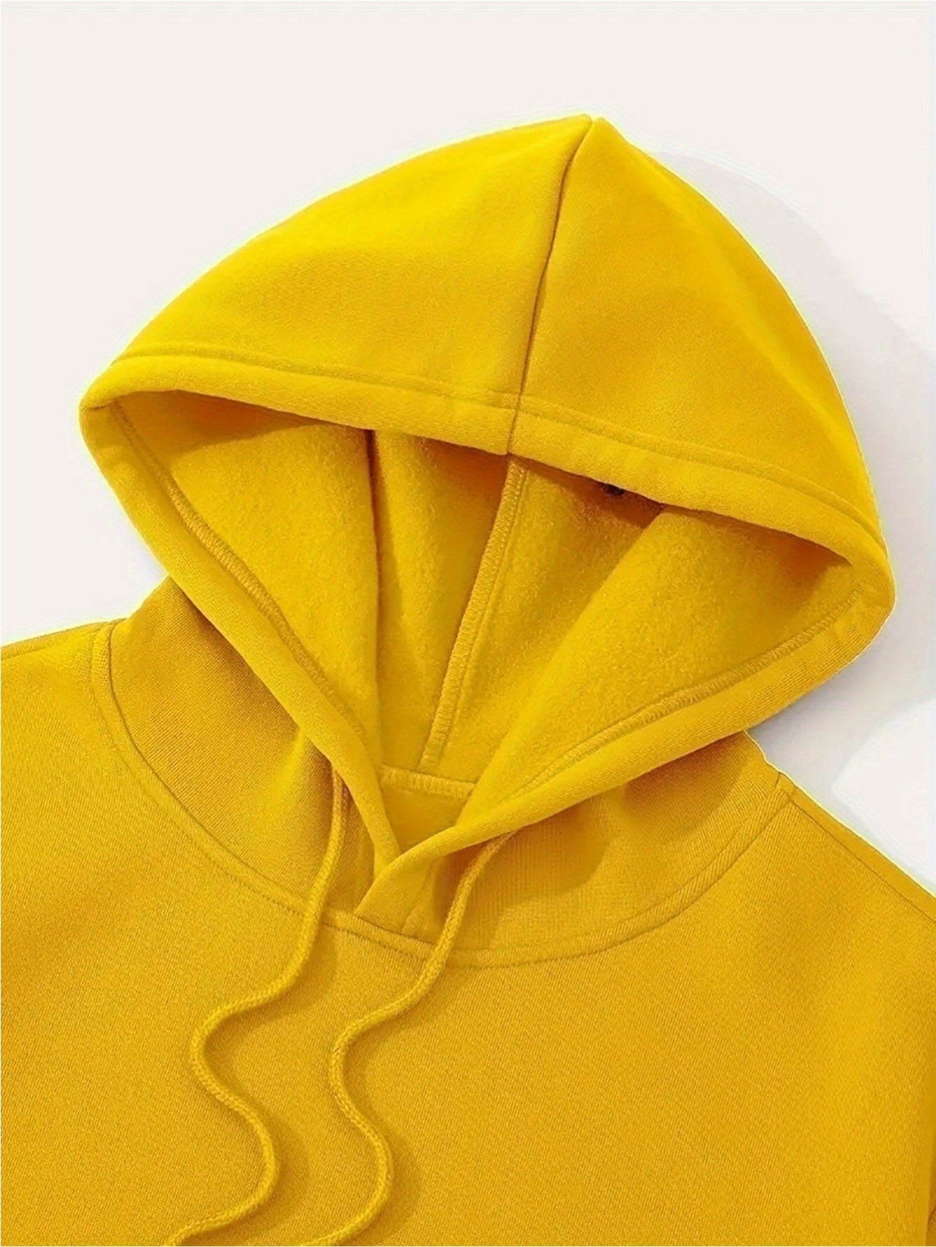 1set Men'S Casual Geometric Heartbeat Pattern Hoodie and Sweatpants Set, Polyester and Spandex Blend, Loose Fit, Hooded Pullover for Autumn/Winter