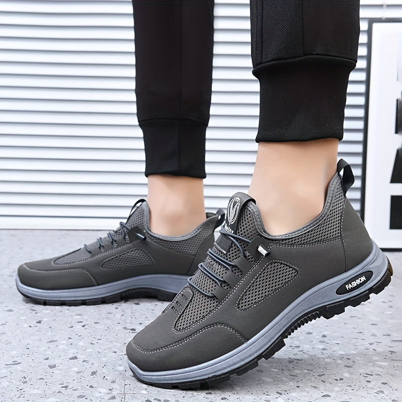 NeoFlex Men'S Breathable Running Shoes - Elastic Weave Upper & Cloud Cushion Technology, Lightweight Low-Top Design for Gym, Workout, Streetwear - All-Season Comfort, Gym Footwear, Sleek Sporty Look, Durable Rubber Sole