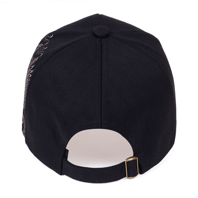 Men's Dragon Design Baseball Cap, 3 Colors Available
