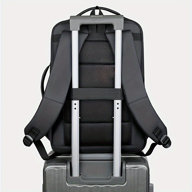 Large Capacity Business Backpack for Men, Fashionable College Student Backpack, Laptop Multifunctional Computer Bag, Double Shoulder Printing