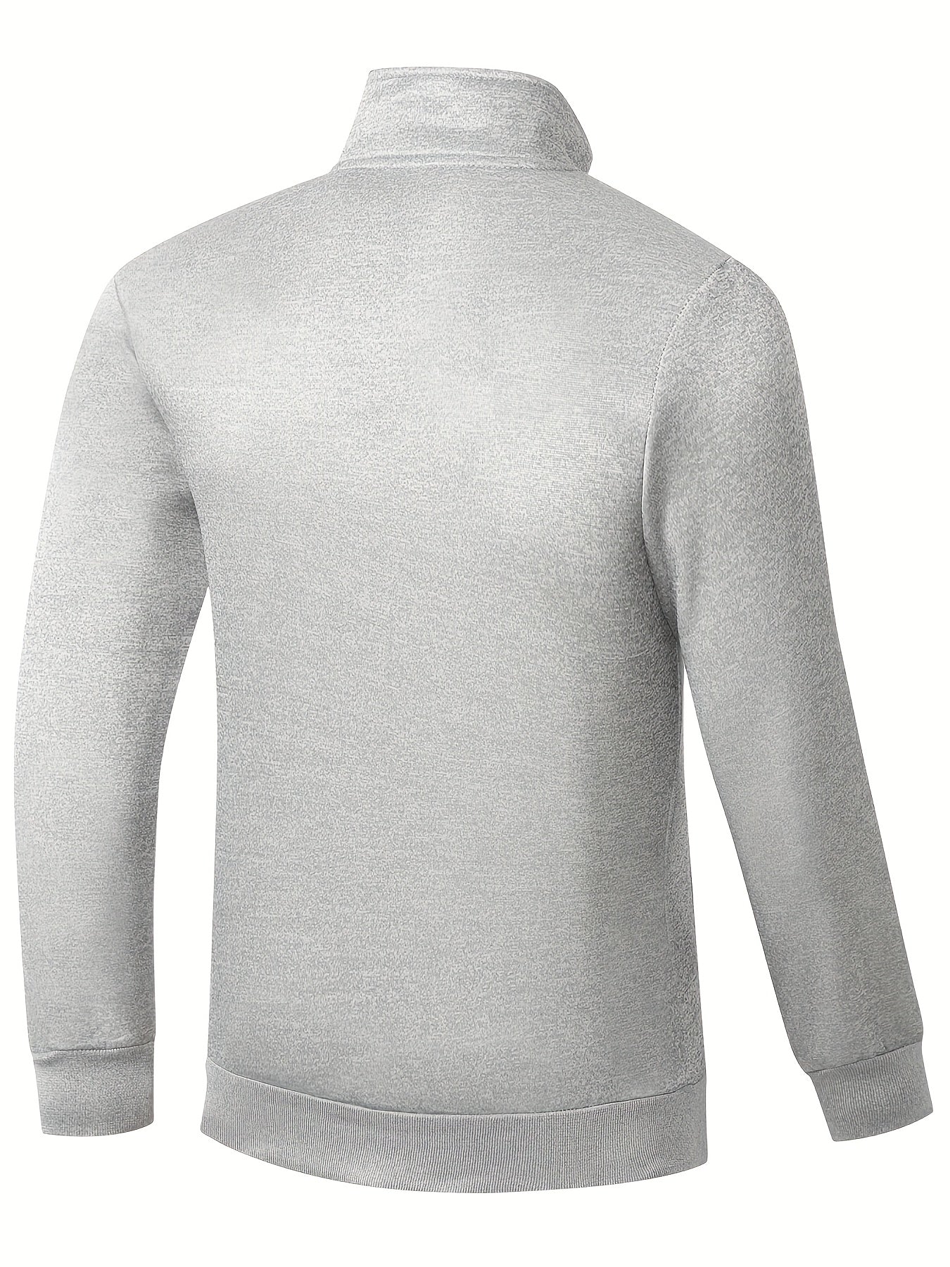 2025 Men'S Athletic Set - White & Black, Long Sleeve, Collared, Non-Stretch Fabric, with Pockets, for Spring/Fall, Casual Sportswear, Casual Sportswear|Modern Athletic|Pocketed Jacket
