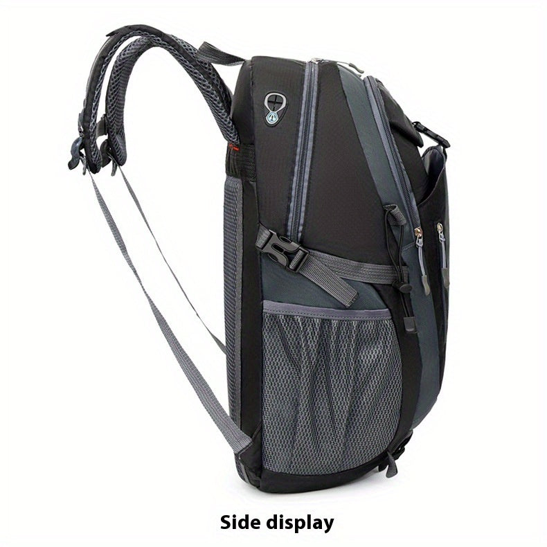 35L Large Capacity Hiking Backpack - Durable Polyester, Adjustable Shoulder Straps, Multiple Compartments for Camping, Travel & Outdoor Adventures - Ideal Gift for Hikers, Backpacking Gear