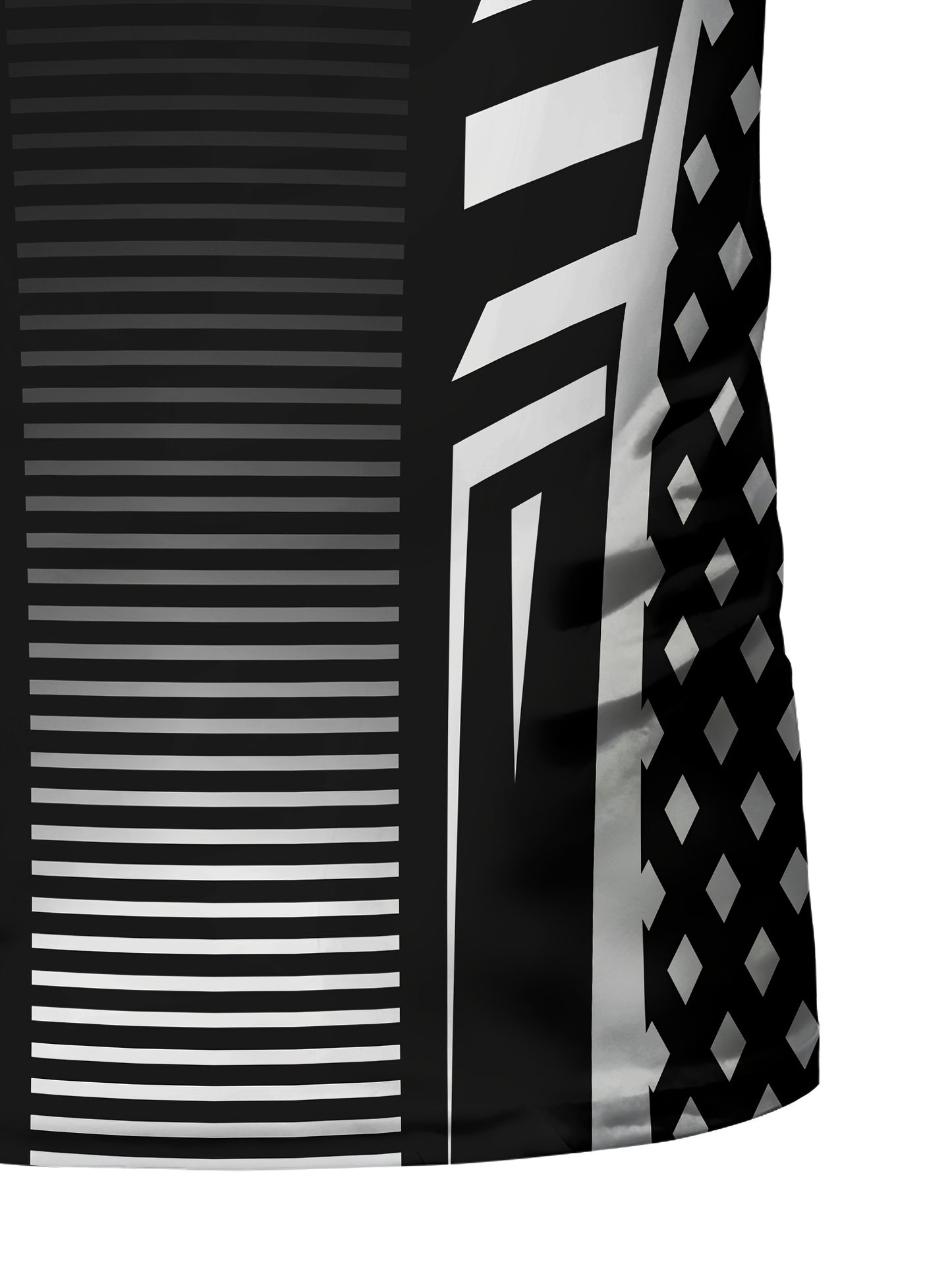 Geometric print high stretch skinny fit short sleeve crew neck T-shirt, quick-drying sports top for summer fitness, training and gym wear