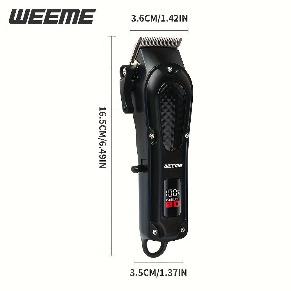 WEEME Men's Exclusive Electric Hair Clipper, Convenient for Car Travel and Carry, USB Fast Charging, Essential for Handsome Men, Holiday Gifts, Birthday Gifts, Give to Friends or Family Members, Easy Styling, Father's Day Gif