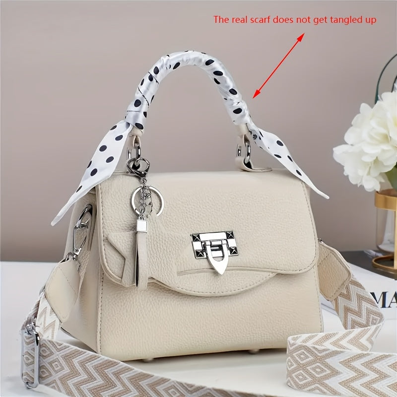 High-looking, light luxury, forest style 2024 new Dai Fei bag, hand-held, crossbody, single Handbag, versatile and fashionable small square bag