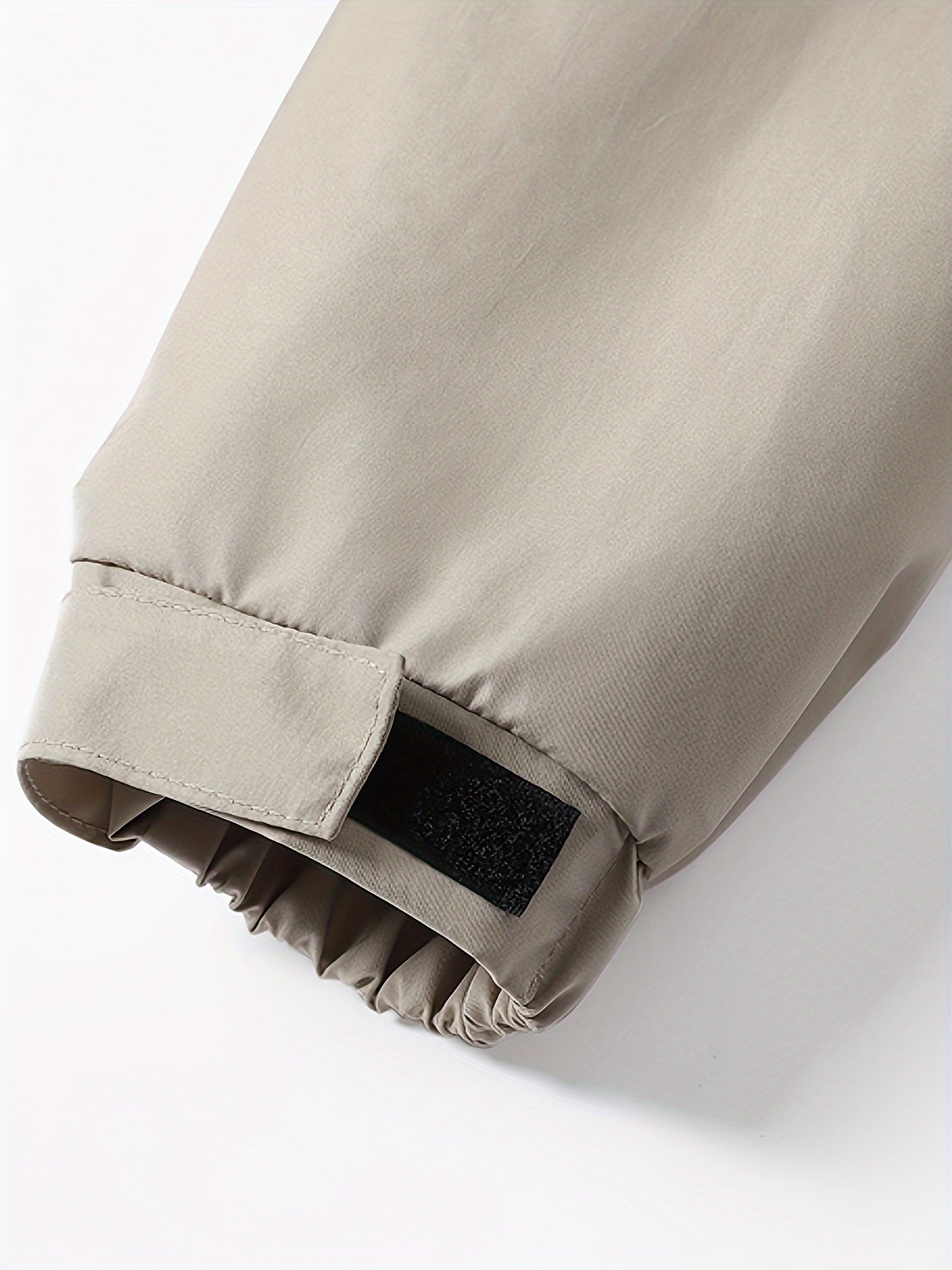 Men's Casual Hooded Windbreaker Jacket - Spring/Autumn Color Block Zip-Up Coat For Autumn Winter Outdoors