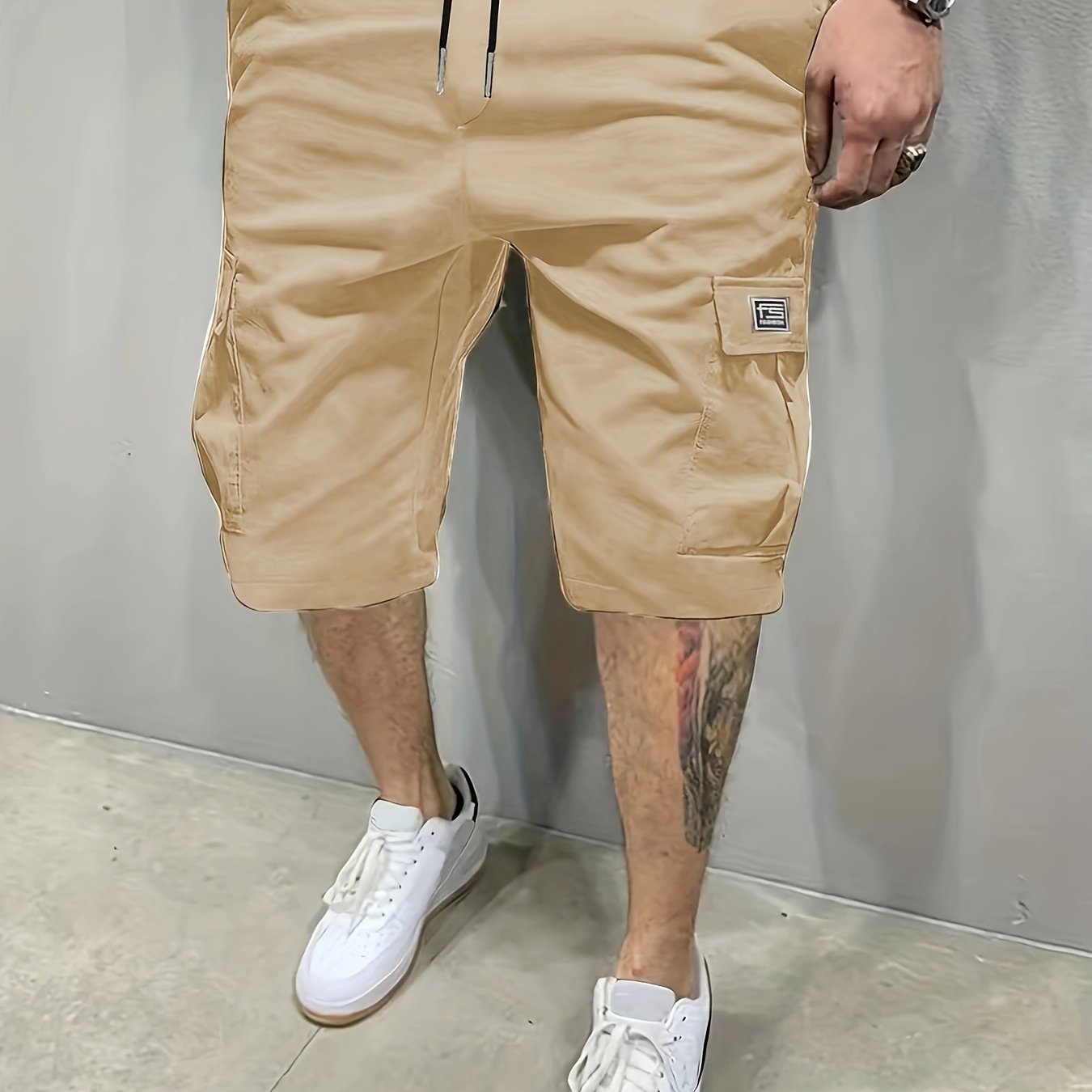 Men's Cargo Shorts Pants Outdoor Hiking Multi-Pocket Utility Shorts, Casual Style, For Summer Hiking Cycling