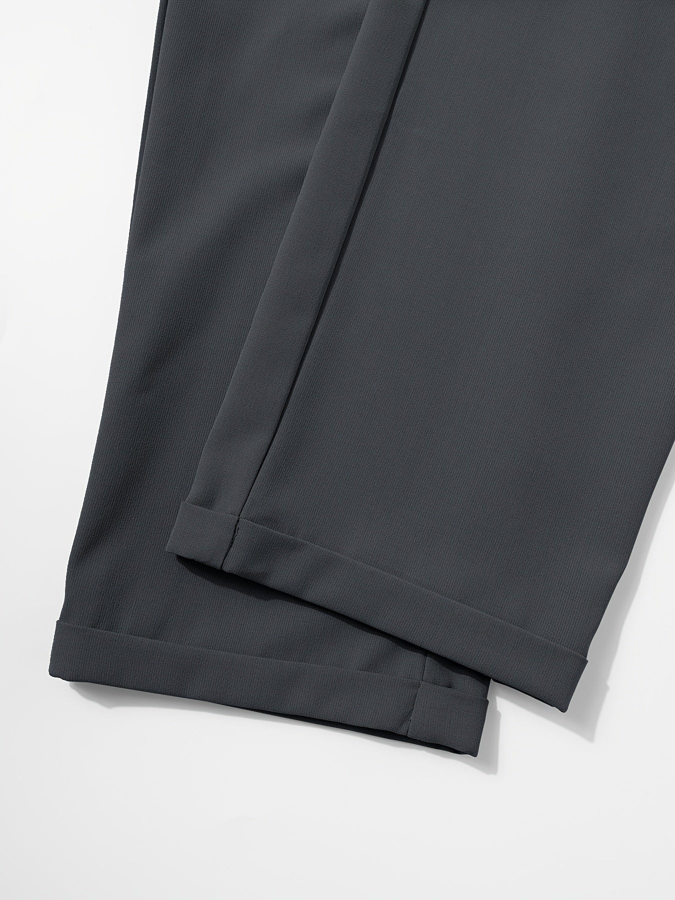 Men's Sleek Solid Color Dress Pants - Polyester, Mid-Rise with Pockets, Ideal for Office & Casual Wear in Spring/Summer, Non-Stretch Fabric