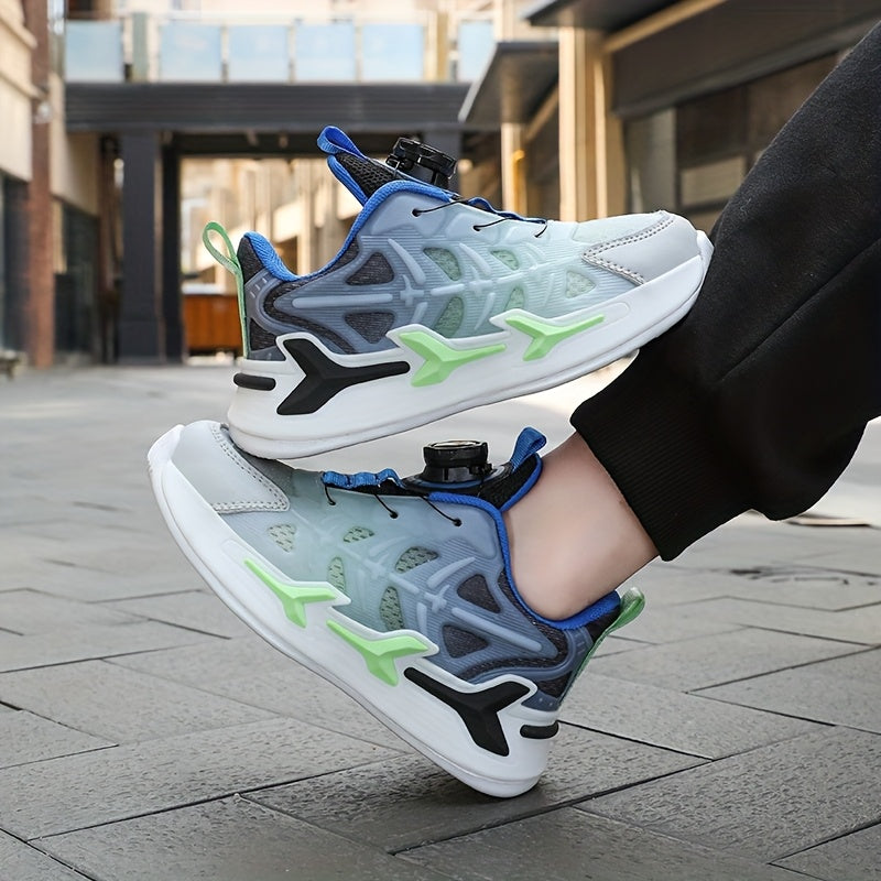 Popular 'S Airplane 'S Shoes, Cartoon Fashion, New Cute And Dynamic Car Swivel Buckle 'S Shoes, Double Net, Single Net, Breathable Four-Season Sports 'S Shoes