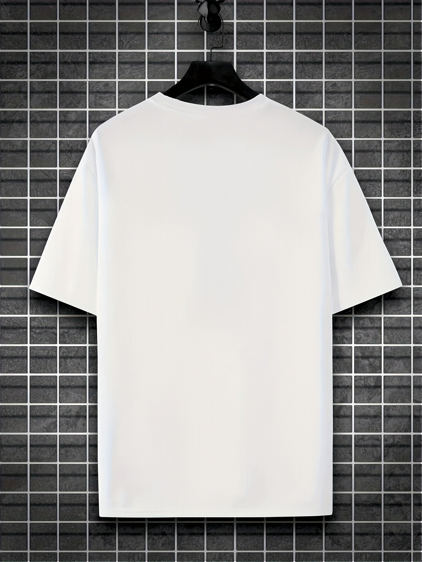 A Men'S Racing Icon #23 3D Print Short-Sleeve T-Shirt - Casual Streetwear, Breathable Sportswear, Round Neck, Summer Fashion Top, Unique Letter Print Design, Made of 100% Polyester, Slightly Stretchy Knitted Fabric, Suitable