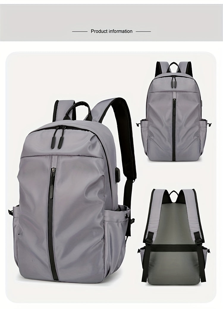 TMOOS Lightweight Large Capacity Backpack - Heavy-Duty Oxford Fabric Travel, Gym, Hiking, Laptop Backpack with Multiple Compartments, Padded Shoulder Straps - Convertible Crossbody Bag for Men, Women, Students, Professionals