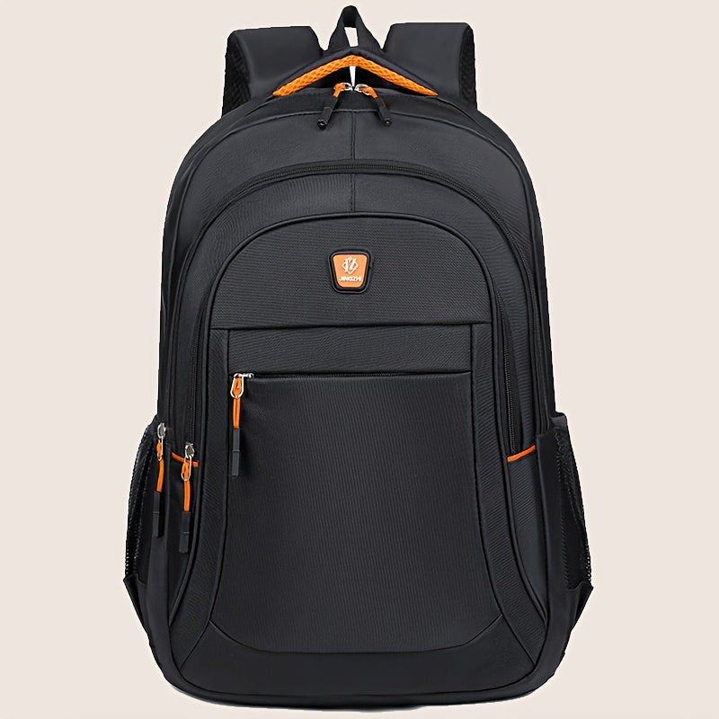Zipper Random, Large Capacity Outdoor Hiking Backpack Camping Bag for Men's Casual Backpack, Fits 17-inch Laptop, Durable School Backpack with Multiple Compartments, Multi-layer Design, Spine Protection Backpack, Height 48cm