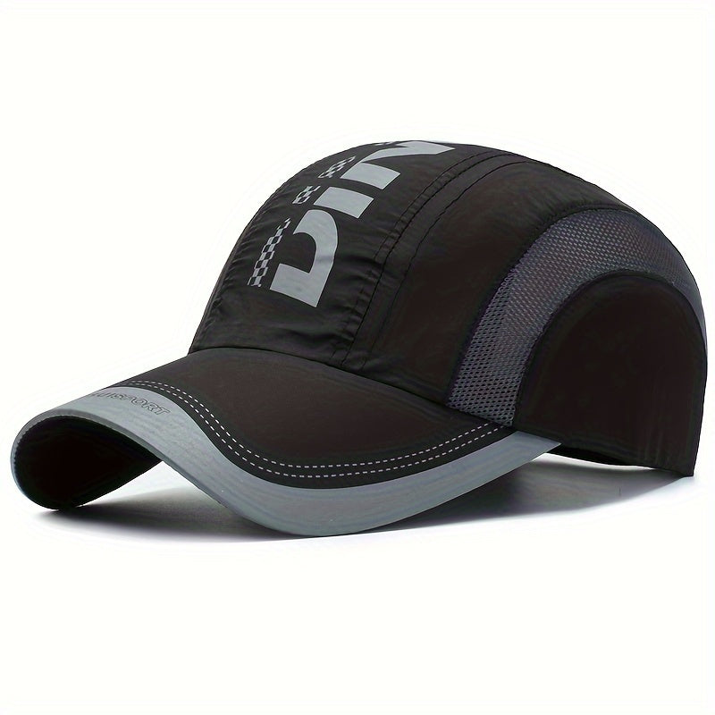 New Summer Quick-Dry Baseball Cap Unisex Youth Fashion Outdoor Sports Sun Protection Breathable Mesh Hat Sunshade Truck Hat