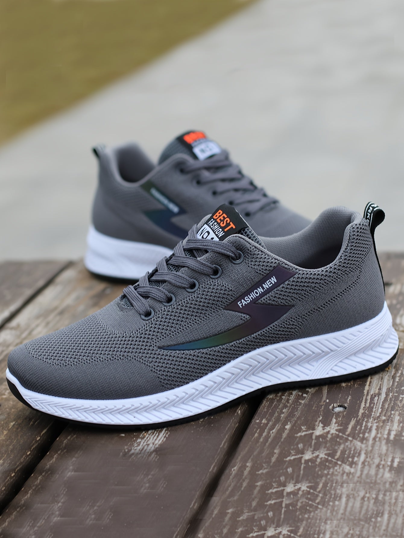 Breathable Men's Athletic Sneakers - Lightweight, Non-Slip Running Shoes with Soft Rubber Sole, Stylish Black Mesh Design for All Seasons, Casual & Sporty Wear, Allseason Footwear, Modern Streetwear, Comfortable Fabric Insole
