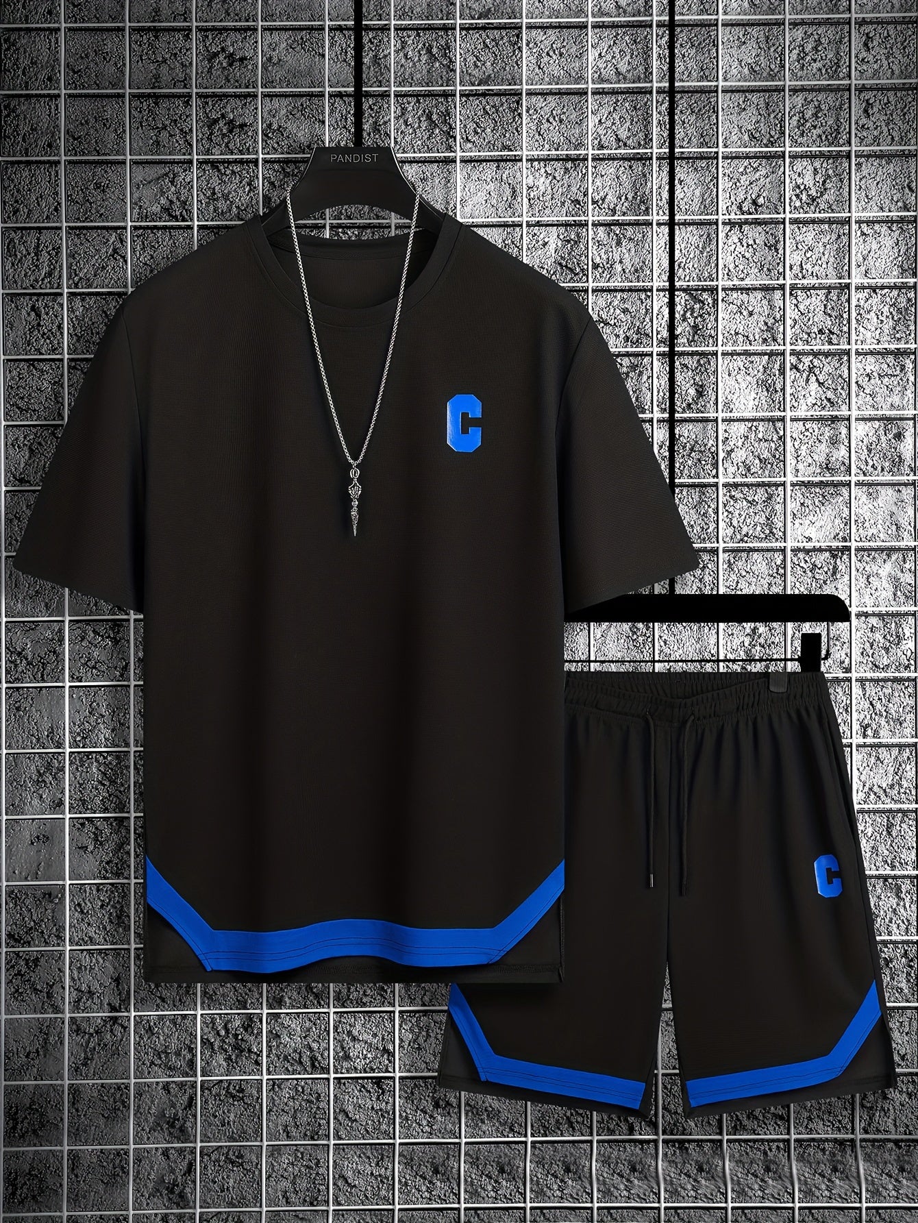 Men'S Casual Sportswear Set, Trendy And Versatile Two-Piece Outfit.