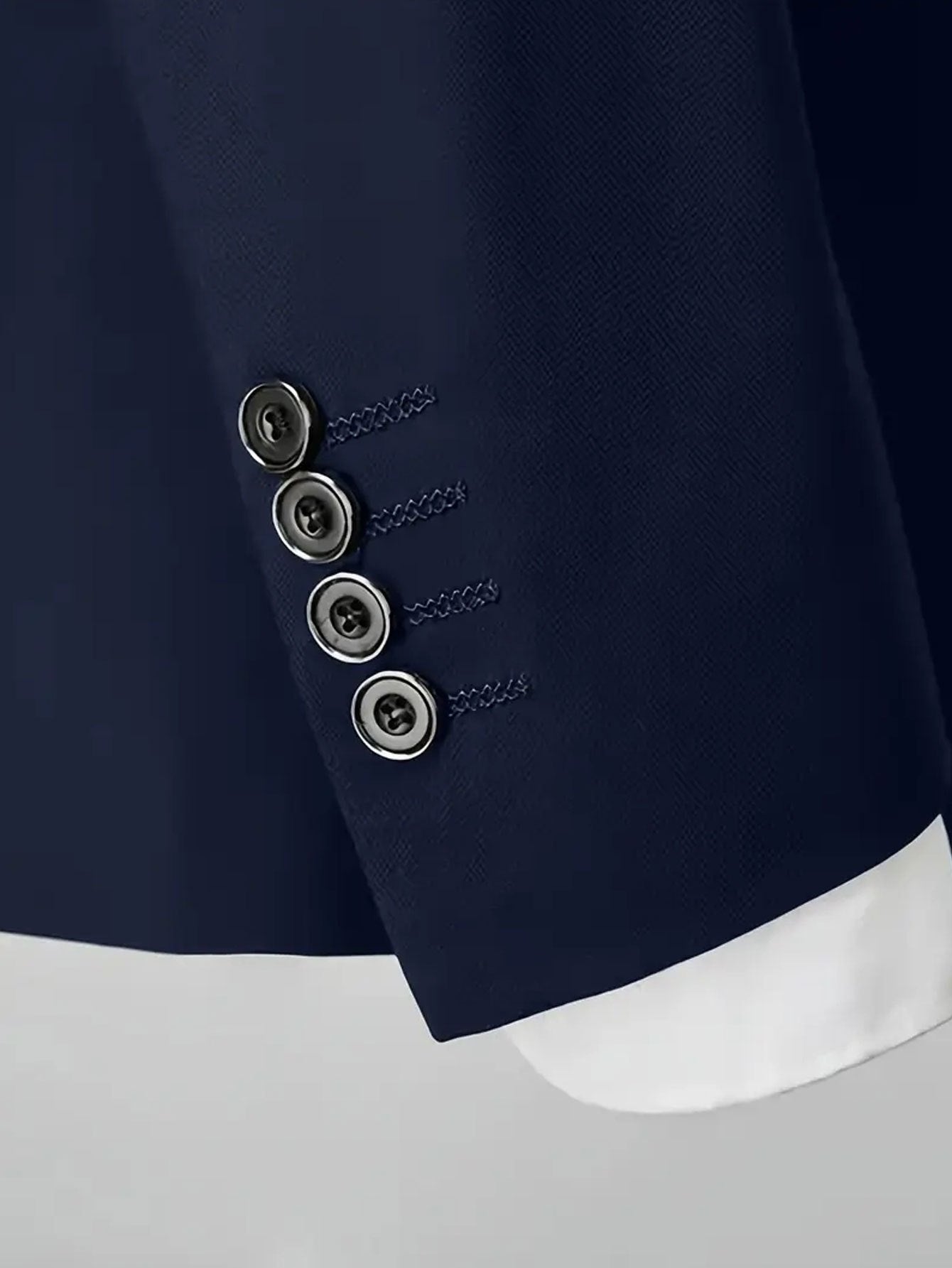 Men'S Formal Suit Set Featuring a Two-Button Lapel Jacket And Trousers. A Simple, Comfortable, And Classic Outfit for Adult Males, Suitable for Professional Office Wear, Elite Business Attire, High-End Casual Suits, And Profe