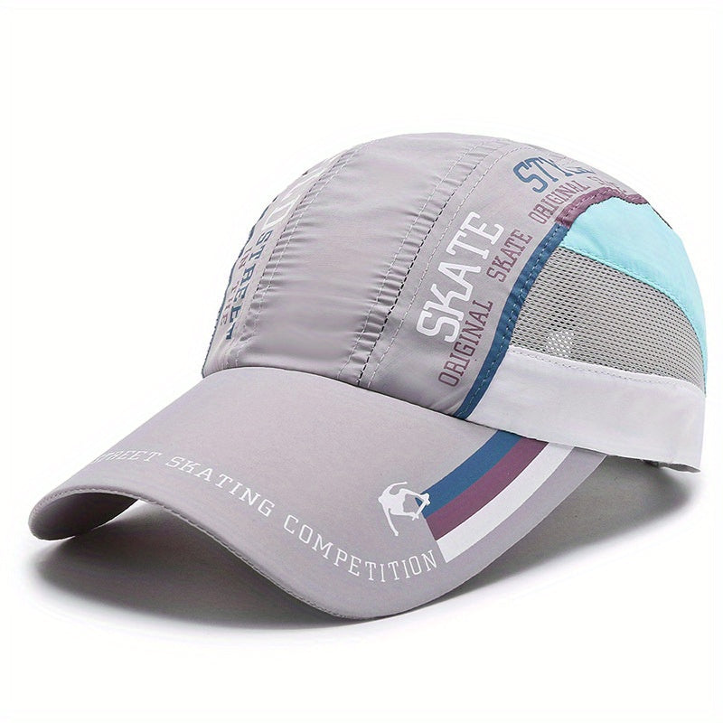 Summer Baseball Cap for Outdoor Sun Protection, Breathable And Quick-Drying, Suitable for Both Men And Women, Ideal for Sports, Travel, And Hiking, with a Thin Design.