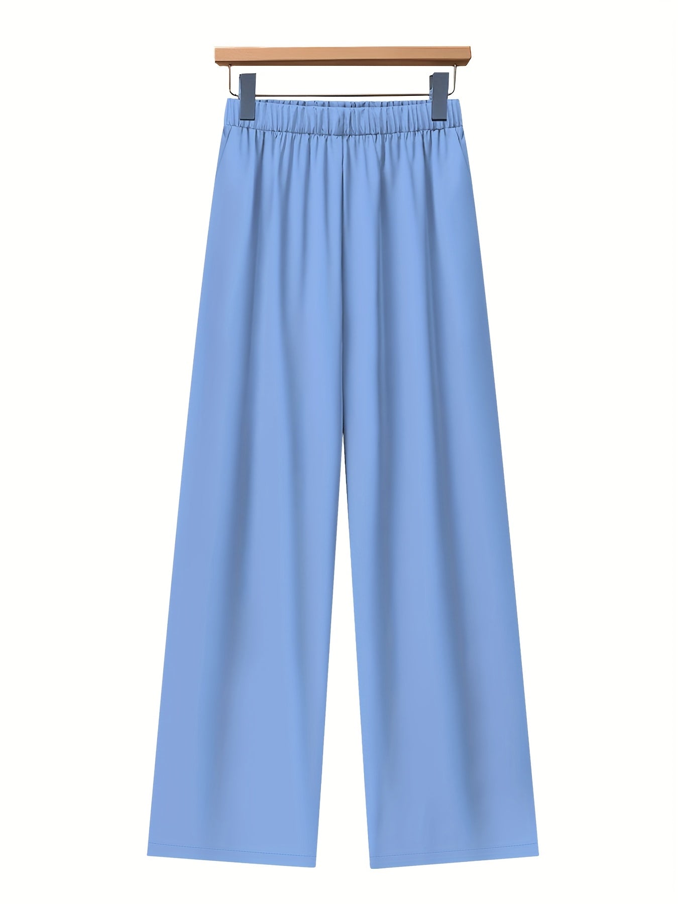Women'S Elegant Set of Contrasting Floral Print Long-Sleeve Lapel Shirt Top And Solid Color Loose Pants Two-Piece Set
