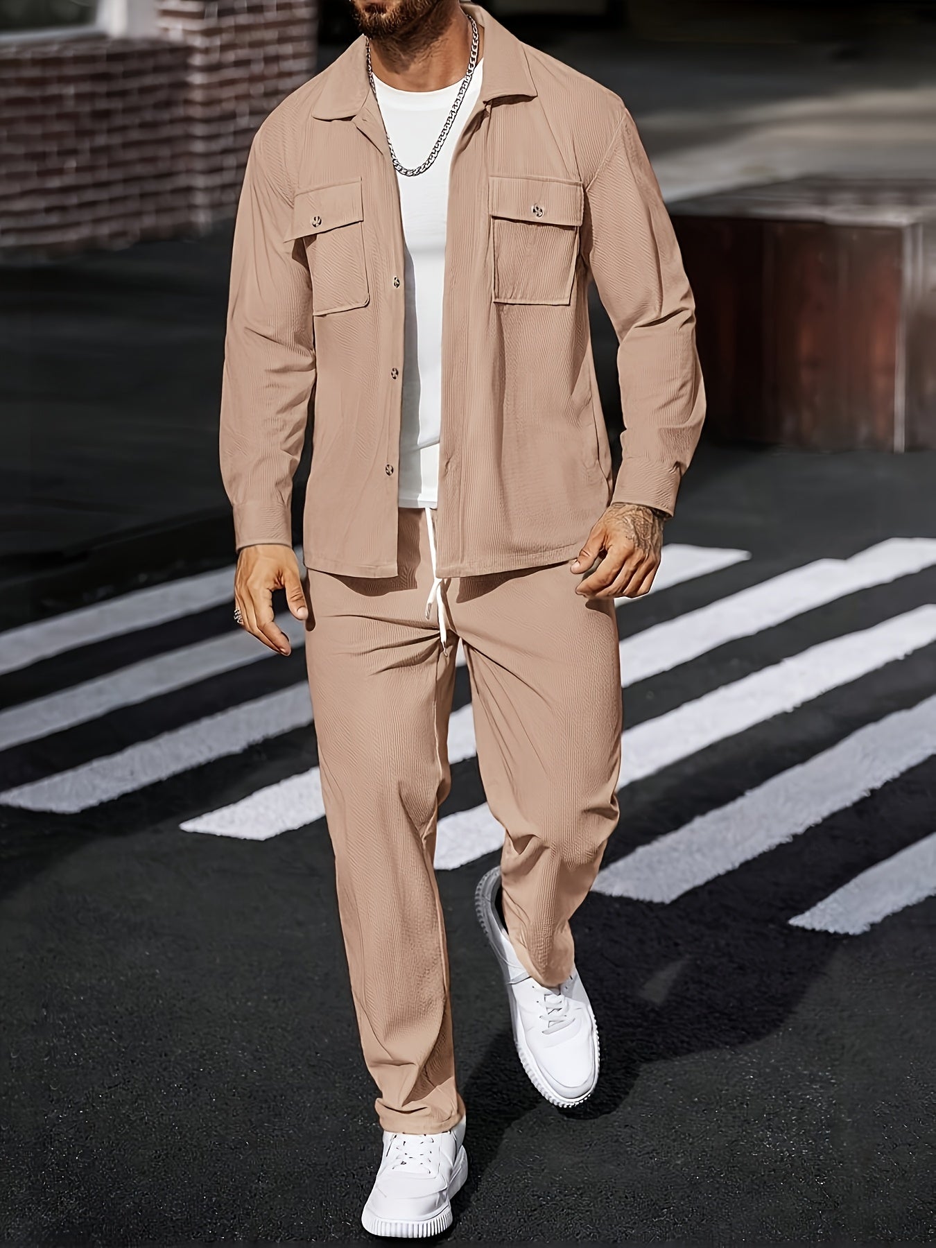 Cross-border Men's Casual Sportswear Set