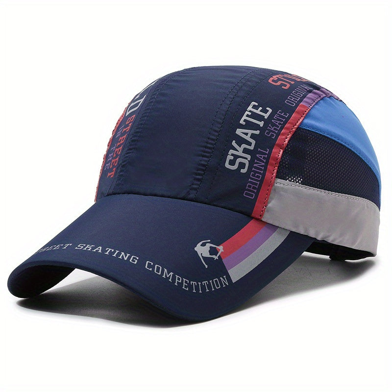 Summer Baseball Cap for Outdoor Sun Protection, Breathable And Quick-Drying, Suitable for Both Men And Women, Ideal for Sports, Travel, And Hiking, with a Thin Design.
