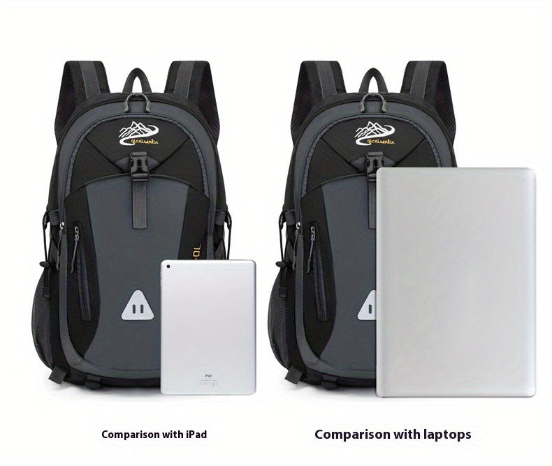 35L Large Capacity Hiking Backpack - Durable Polyester, Adjustable Shoulder Straps, Multiple Compartments for Camping, Travel & Outdoor Adventures - Ideal Gift for Hikers, Backpacking Gear