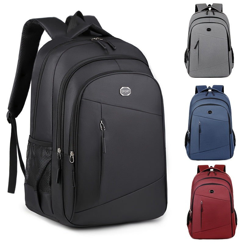 1pc Oxford Cloth Large Capacity Multifunctional Men'S Backpack, Laptop Backpack, Business Backpack, Student Schoolbag Suitable for Commuting and Business