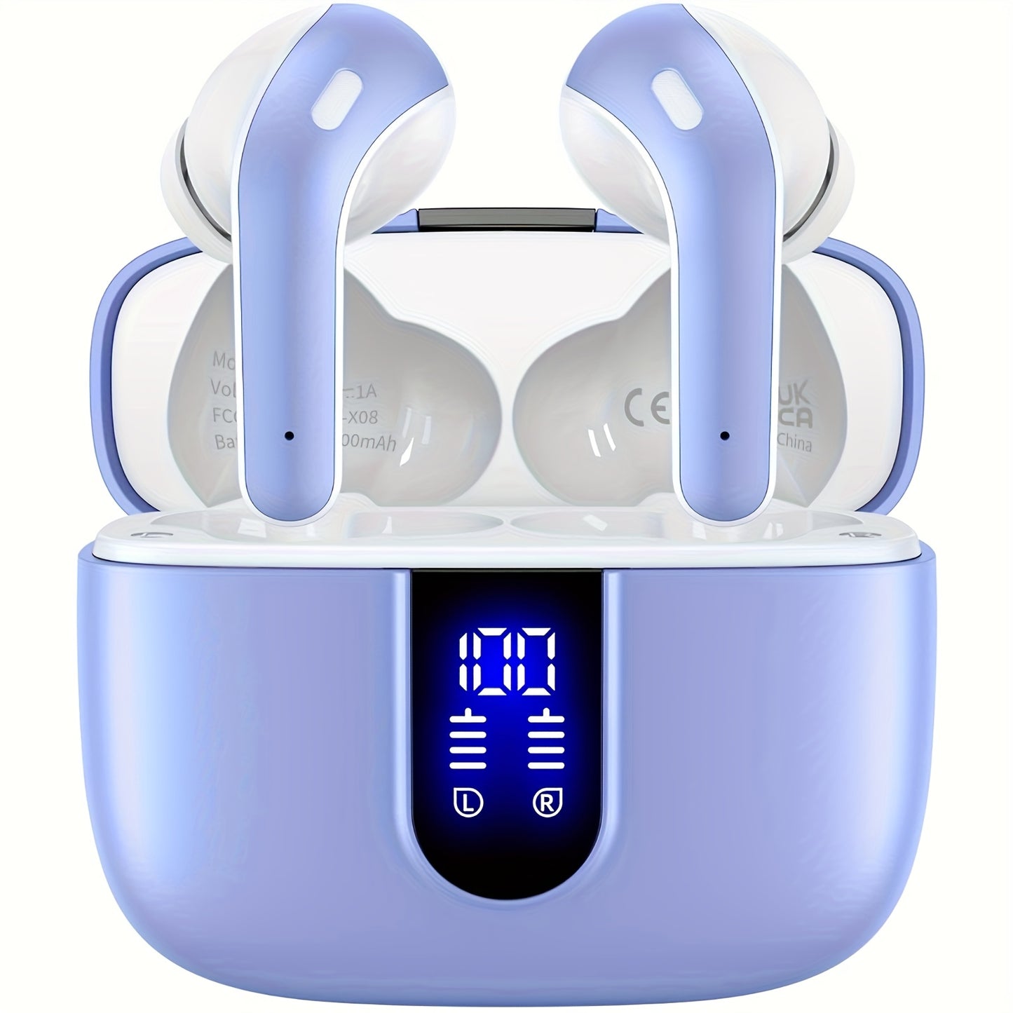 LIFEBEE New Wireless 5.3 Earbuds for Running Sports, Mini Wireless Earphones Stereo Headphones with Dual-LED Display, Wireless Headset Built-in Microphone